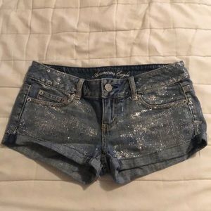 Women’s American Eagle Glitter Shorts